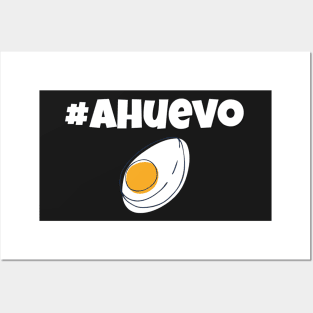 A Huevo Funny Shirt in Spanish. Posters and Art